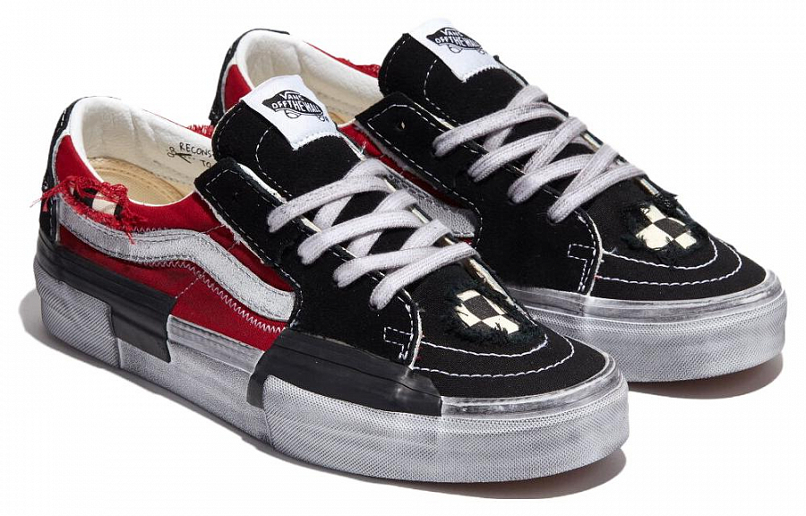 Vans Sk8 Low Reconstruct 'Black Red' купить в интернет-магазине Yoocart с быстрой доставкой по России.