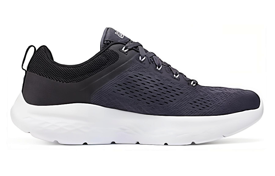 Skechers Cushioning, Wear Resistant Low top Casual Running Shoes Men's Gray Black купить в интернет-магазине Yoocart с быстрой доставкой по России.