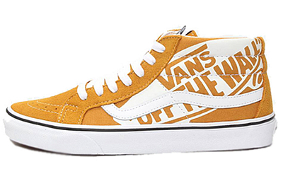 Vans SK8 Mid Reissue Logo 'Yellow White'