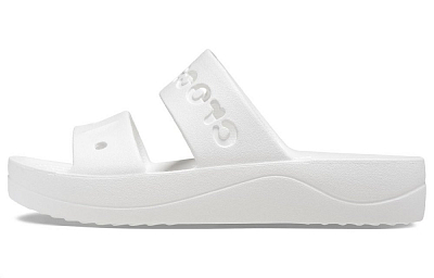 Crocs Baya Platform Sandals 'White' Women's