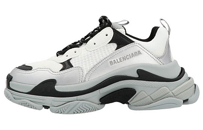 Balenciaga Triple S Silver Dark Grey Women's