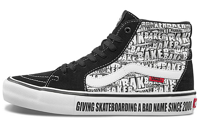 Vans Baker SK8 Hi Pro 'Black White'