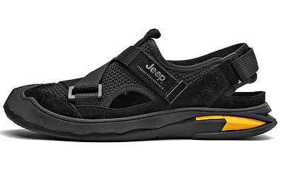 Jeep River Trekking Shoes Men Black