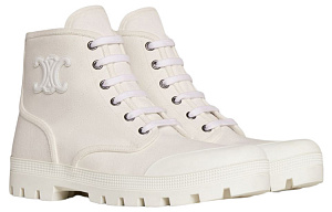 CELINE Ankle Boots Women's White 2 3166709