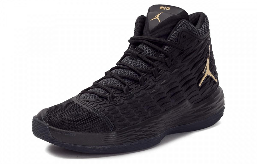 JORDAN Melo M13 X 'Black Metallic Gold'