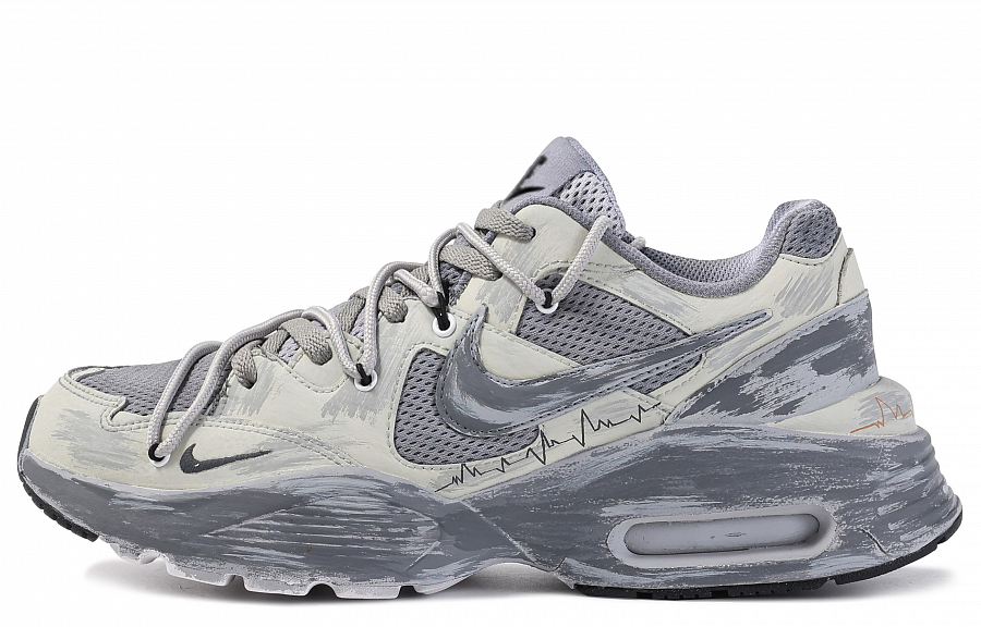 Nike Air Max Fusion Low Top Casual Running Shoes Women's Gray