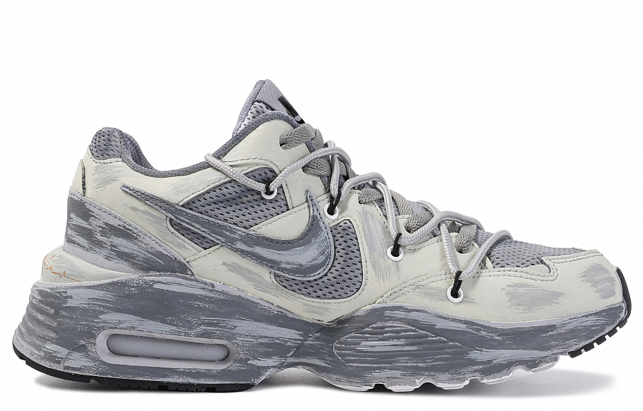 Nike Air Max Fusion Low Top Casual Running Shoes Women's Gray