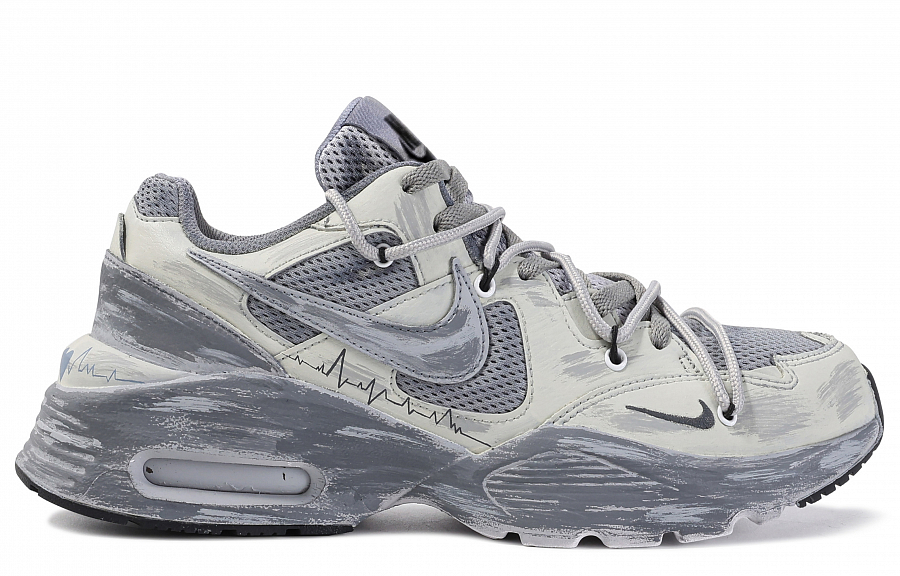 Nike Air Max Fusion Low Top Casual Running Shoes Women's Gray