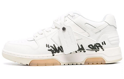 OFF-WHITE Out Of Office Low "For Walking" White Black