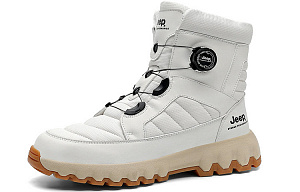 Jeep Thermal Abrasion Resistant Height Increasing Slip Resistant Coverage Short Snow Boots Unisex 2 3171000