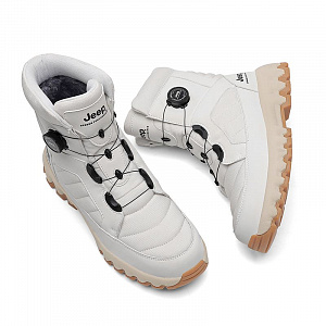 Jeep Thermal Abrasion Resistant Height Increasing Slip Resistant Coverage Short Snow Boots Unisex 3 3171001