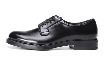 PRADA Dress Shoes Men Low-Top Black