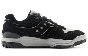 Saucony Cross 90 Skateboard Shoes Unisex Black Gray Color 1 3173200
