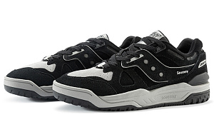 Saucony Cross 90 Skateboard Shoes Unisex Black Gray Color 2 3173201