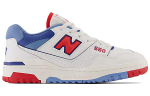 New Balance 550 White True Red Atlantic Blue 1 3173243