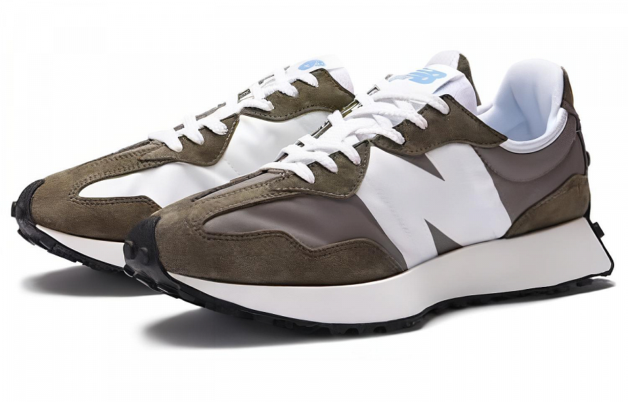 New Balance NB 327 Беговые кроссовки Низкие Армейский зеленый Унисекс