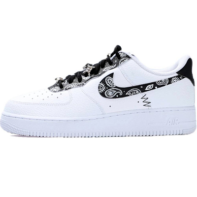 Nike Air Force 1 Low-Top Skateboard Shoes Men's White