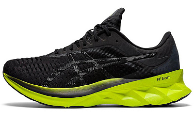 Asics Novablast 'Black Lime Zest'