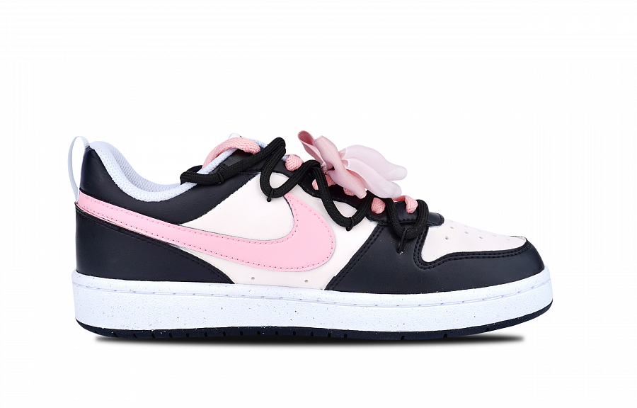 Nike Court Borough Low Top Skateboard Shoes GS Black Pink купить в интернет-магазине Yoocart с быстрой доставкой по России.