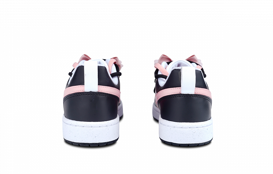 Nike Court Borough Low Top Skateboard Shoes GS Black Pink купить в интернет-магазине Yoocart с быстрой доставкой по России.
