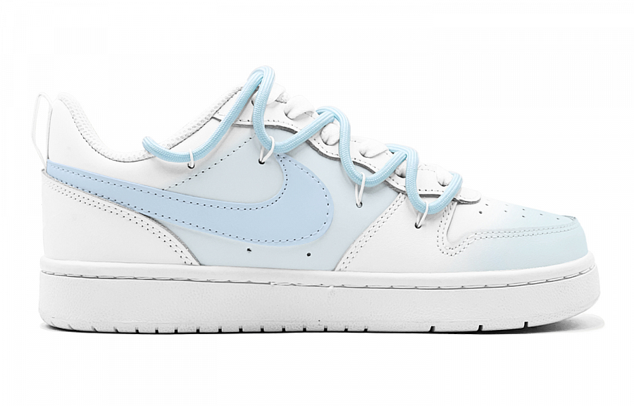 Nike Court Borough Blue Sky Heart Refreshing Style Low-Top Skateboard Shoes Women's Blue White купить в интернет-магазине Yoocart с быстрой доставкой по России.