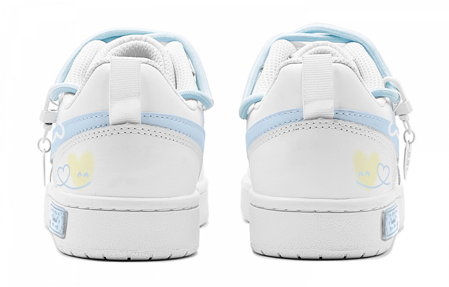 Nike Court Borough Blue Sky Heart Refreshing Style Low-Top Skateboard Shoes Women's Blue White купить в интернет-магазине Yoocart с быстрой доставкой по России.
