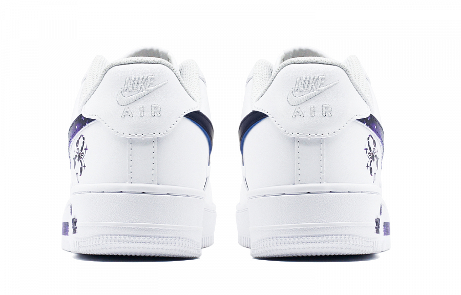 Nike Air Force 1 Constellation Collection Scorpio Graffiti Low-Top Skateboard Shoes Men's Blue White купить в интернет-магазине Yoocart с быстрой доставкой по России.