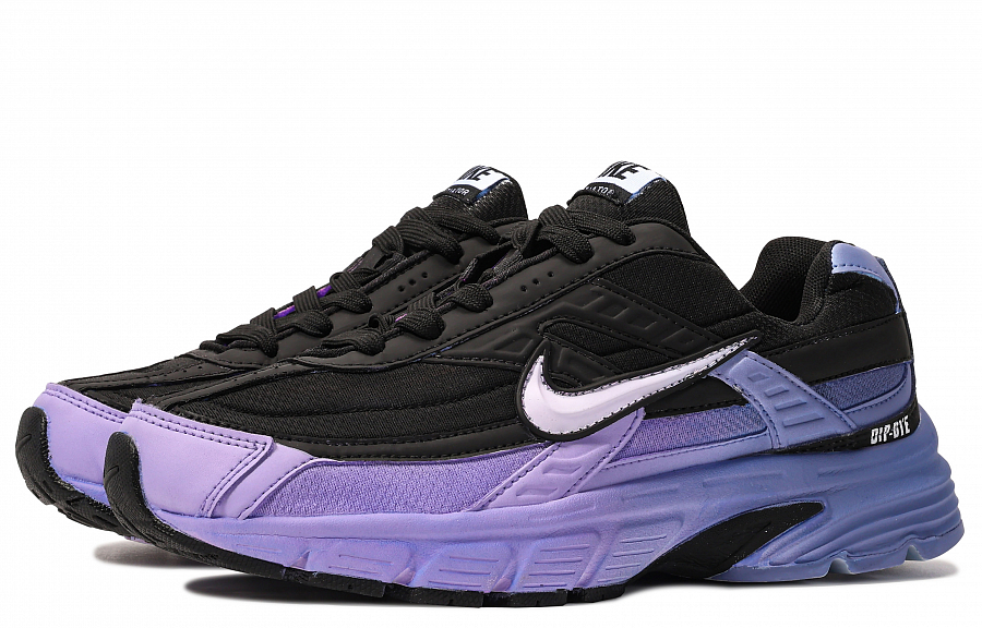 Nike Initiator Cushioning Slip Resistant Low Top Running Shoes Men's Purple Blue Black купить в интернет-магазине Yoocart с быстрой доставкой по России.