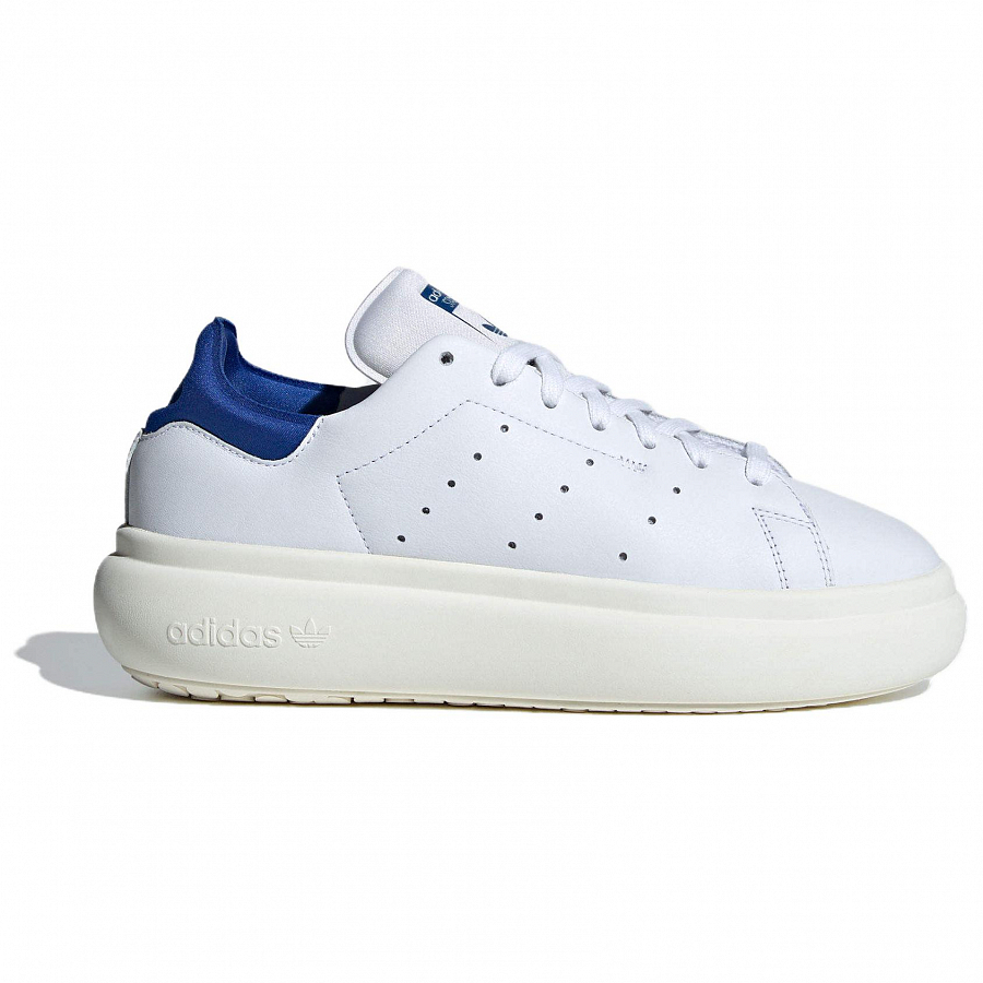 Adidas Originals Stan Smith Platform White Royal Blue Women's