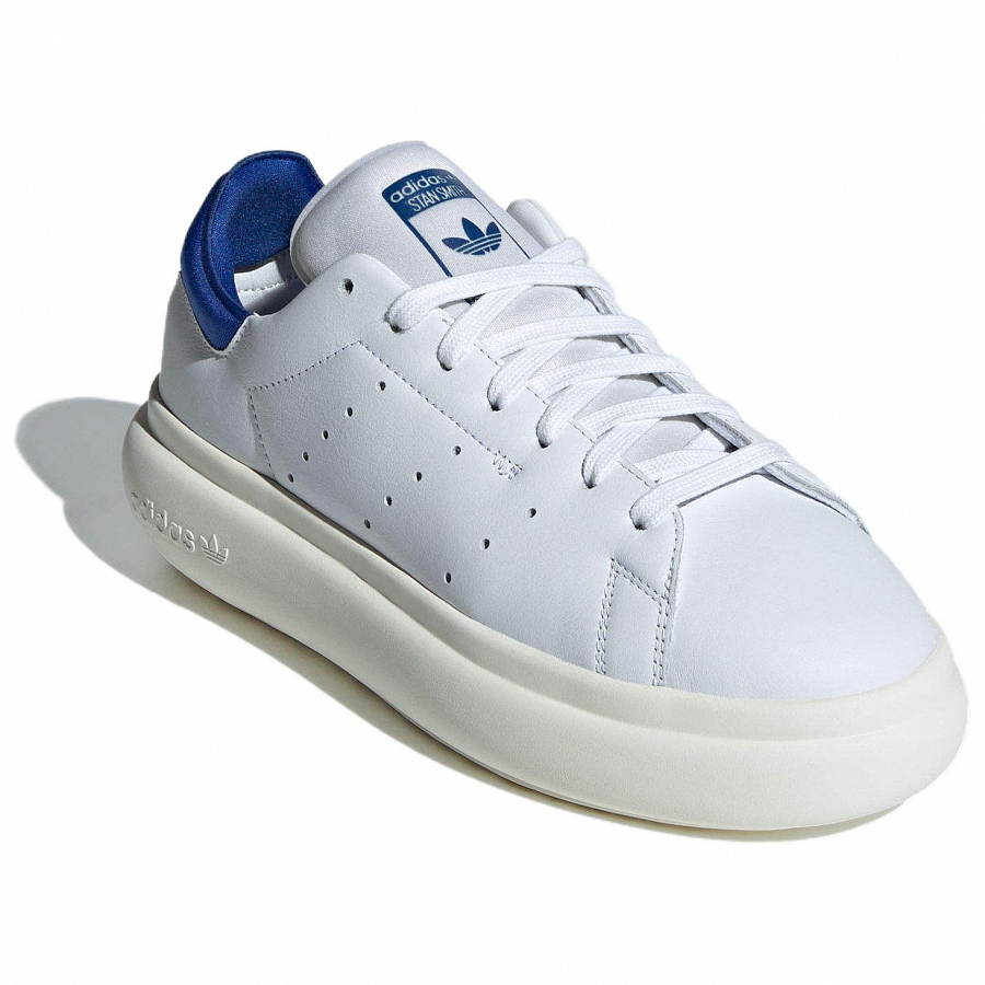 Adidas Originals Stan Smith Platform White Royal Blue Women's