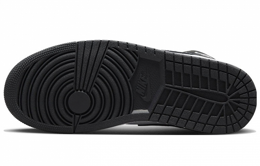 Jordan Air Jordan 1 Mid Durable Breathable Mid-Top Vintage Basketball Shoes Men's Black White купить в интернет-магазине Yoocart с быстрой доставкой по России.