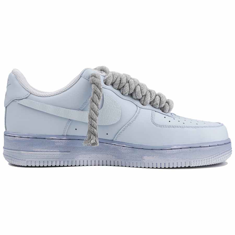Nike Air Force 1 Anti-Slip Wear-Resistant Low-Top Skateboard Shoes GS Blue купить в интернет-магазине Yoocart с быстрой доставкой по России.