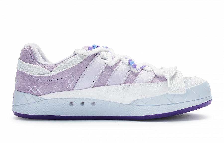 Adidas Originals Adimatic Low-Top Skateboard Shoes Unisex Light Purple White