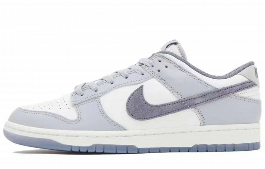 Nike Dunk Slip-Resistant Low-Top Skateboard Shoes Men's White Gray купить в интернет-магазине Yoocart с быстрой доставкой по России.