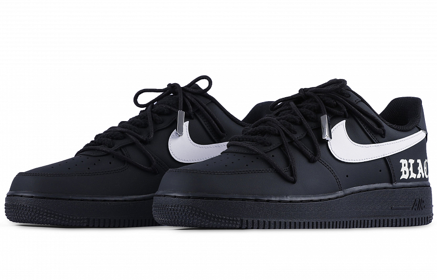 Nike Air Force 1 07 Air Force 1 Black Warrior Wear-Resistant Balance Low-Top Skateboard Shoes Women's Black White купить в интернет-магазине Yoocart с быстрой доставкой по России.