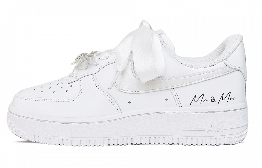 Nike Air Force 1 Low-Top Skateboard Shoes Women's Gray White купить в интернет-магазине Yoocart с быстрой доставкой по России.