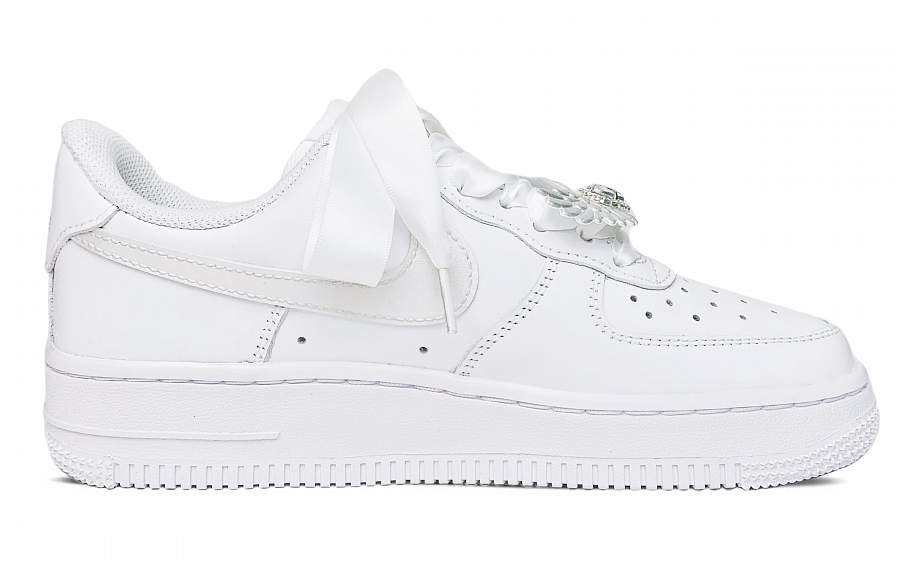 Nike Air Force 1 Low-Top Skateboard Shoes Women's Gray White купить в интернет-магазине Yoocart с быстрой доставкой по России.