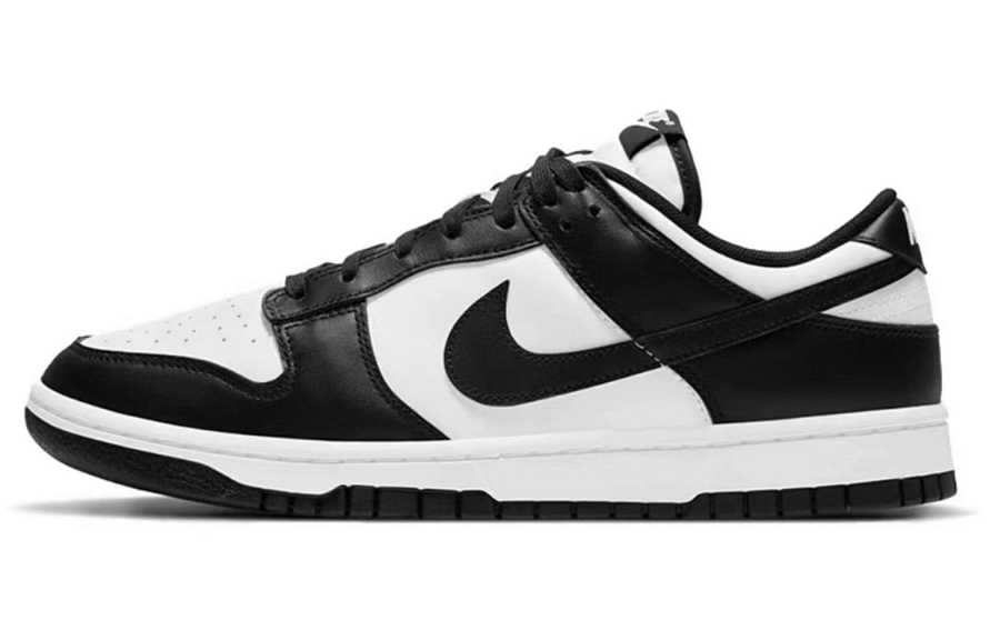 Nike Dunk Slip-Resistant Coverage Low-Top Skateboard Shoes Women's Black Pink