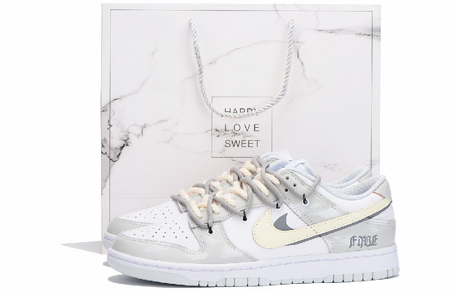 Nike Dunk Coverage Slip Resistant Low Top Skateboard Shoes Unisex Gray купить в интернет-магазине Yoocart с быстрой доставкой по России.