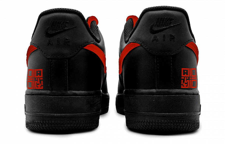 Nike Air Force 1 Low-Top Skateboard Shoes Unisex Red
