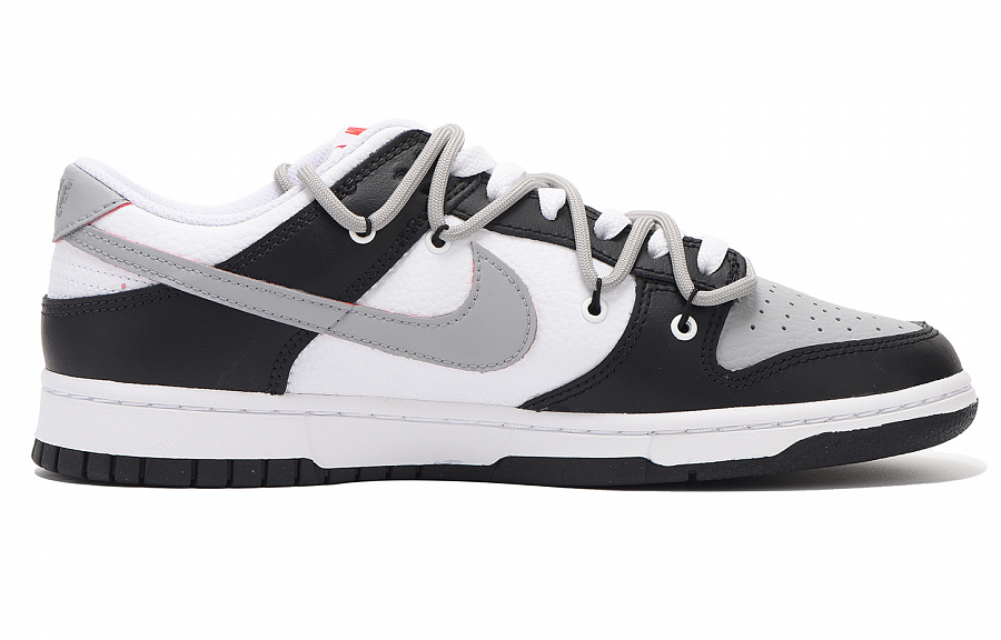 Nike Dunk Coverage Wear-Resistant Lightweight Breathable Low-Top Skateboard Shoes Men's Black Gray