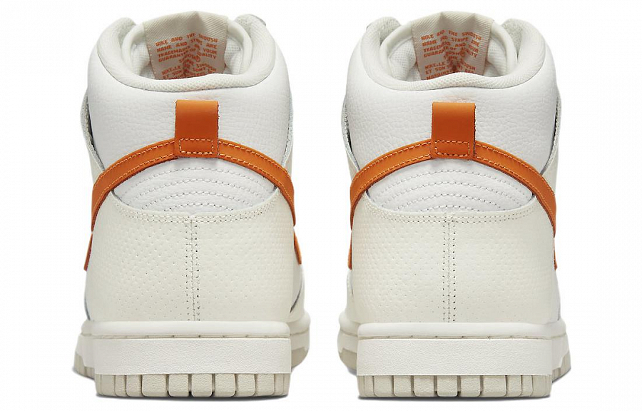 Nike Dunk High White Magma Orange Women's