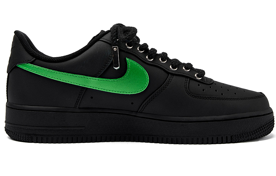 Nike Air Force 1 Low-Top Skateboard Shoes Unisex Black Green