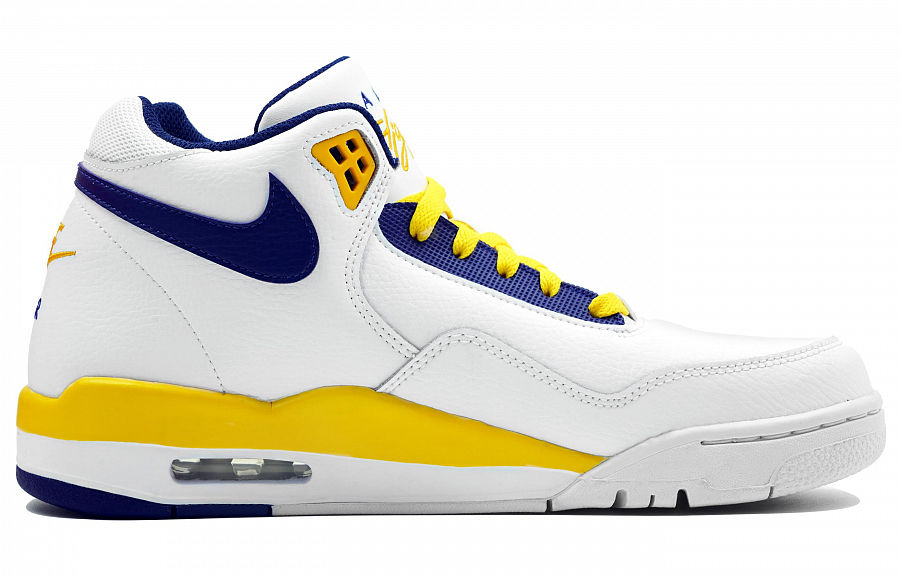 Nike Flight Legacy Kaleidoscope Purple Gold Kobe Box Mid-Top Vintage Basketball Shoes Men's White Blue Yellow купить в интернет-магазине Yoocart с быстрой доставкой по России.