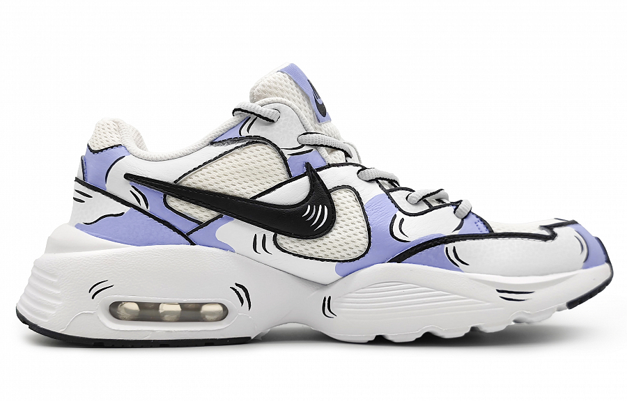 Nike Air Max Fusion Cushioning Anti-Slip And Wear-Resistant Low-Top Casual Shoes Women's Purple White купить в интернет-магазине Yoocart с быстрой доставкой по России.