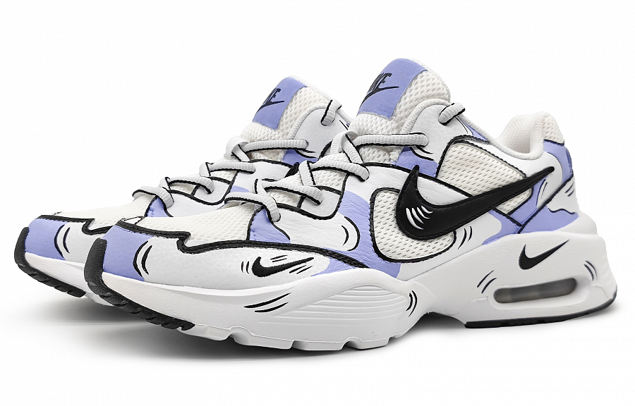Nike Air Max Fusion Cushioning Anti-Slip And Wear-Resistant Low-Top Casual Shoes Women's Purple White купить в интернет-магазине Yoocart с быстрой доставкой по России.