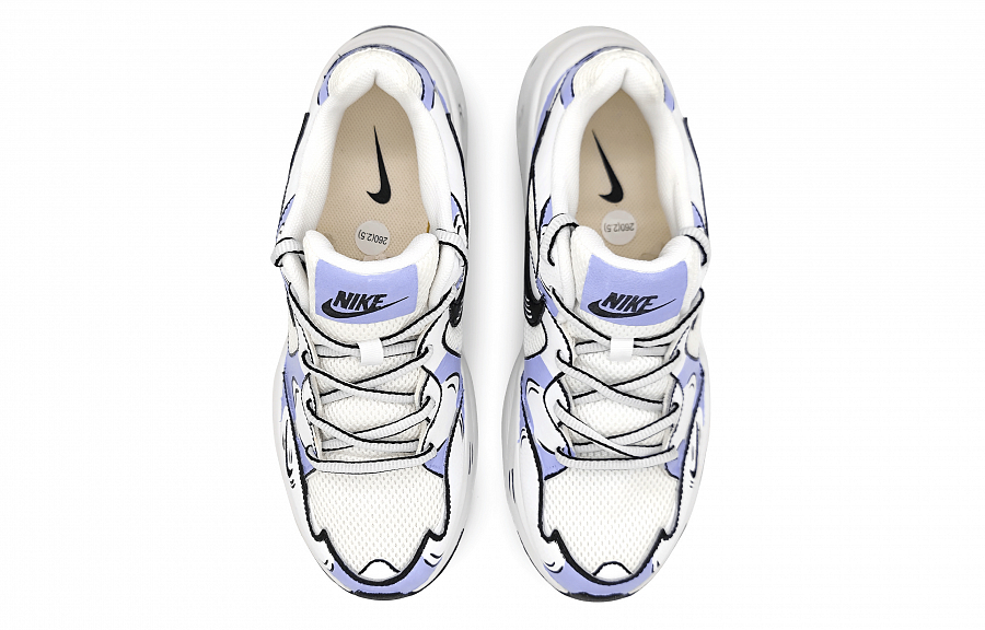 Nike Air Max Fusion Cushioning Anti-Slip And Wear-Resistant Low-Top Casual Shoes Women's Purple White купить в интернет-магазине Yoocart с быстрой доставкой по России.