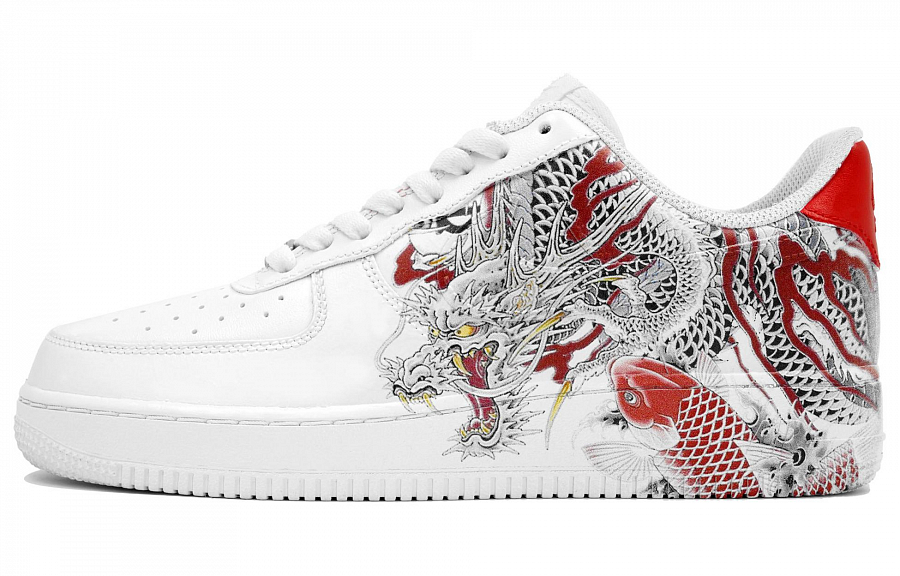 Nike Air Force 1 Kaleidoscope White Dragon Sets Sail Box Coverage Warm Low Top Skateboard Shoes Unisex White Red Black купить в интернет-магазине Yoocart с быстрой доставкой по России.