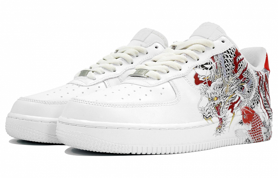 Nike Air Force 1 Kaleidoscope White Dragon Sets Sail Box Coverage Warm Low Top Skateboard Shoes Unisex White Red Black купить в интернет-магазине Yoocart с быстрой доставкой по России.