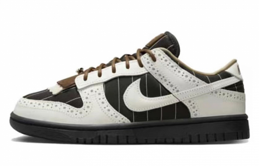 Nike Dunk Skateboard Shoes Unisex Low-Top Gray/White